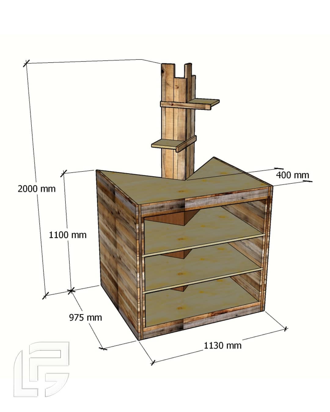 meuble mobilier agencement aménagement bois palette sur-mesure éco-responsable auch occitanie artisanal recyclage surcyclage upcycling magasin bio épicerie